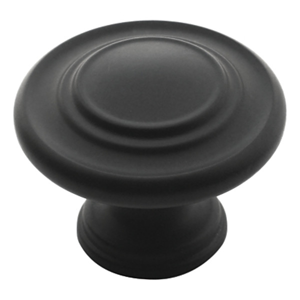 Amerock BP1586-FB Flat Black 1-3/8" Inspirations Knob