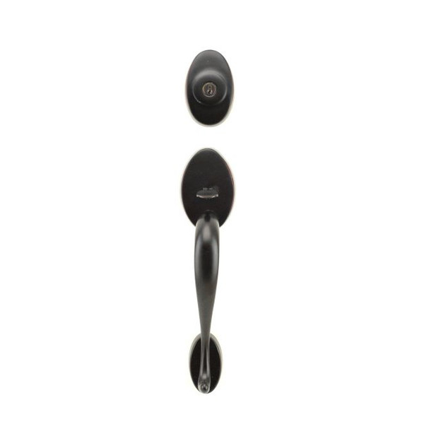 Weslock 2115-1 Oil Rubbed Bronze Lexington Single/Double Cylinder Handleset (Exterior Side Only)