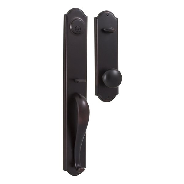 Weslock 6645/6605-2-1 Oil Rubbed Bronze Philbrook Dummy Handleset with Urbana Lever