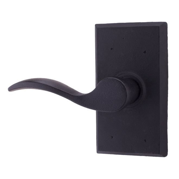 Weslock 7310H-2 Black Carlow Privacy Lever with Square Rosette