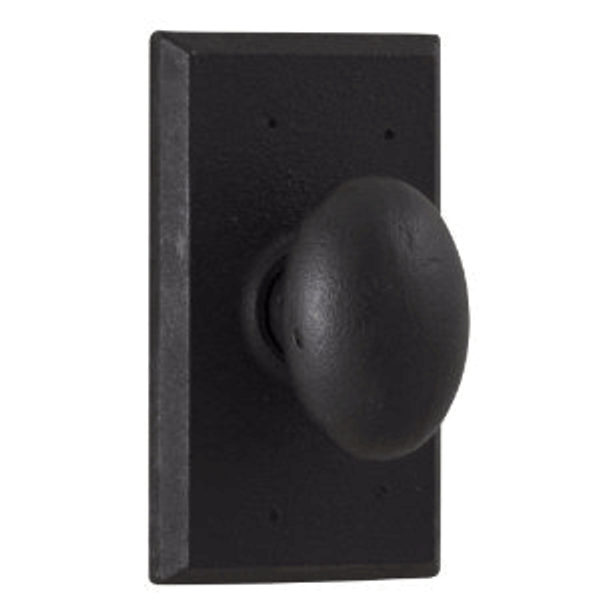 Weslock 7305M-2 Black Durham Dummy Knob with Square Rosette