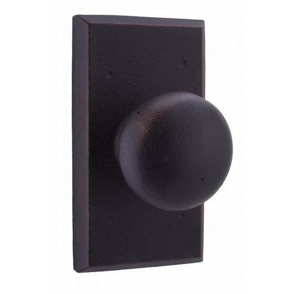 Weslock 7310F-1 Oil Rubbed Bronze Wexford Privacy Knob with Square Rosette