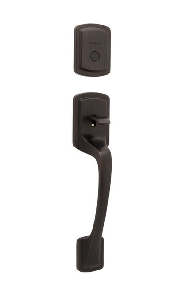 Kwikset 819PGHLIP-11P Dummy Prague Exterior Handleset Venetian Bronze Finish