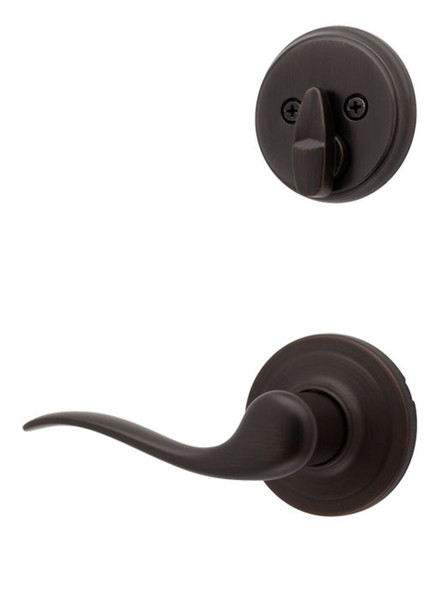 Kwikset 971TNLRH-11P Right Hand Single Cylinder Interior Tustin Lever Trim Venetian Bronze Finish