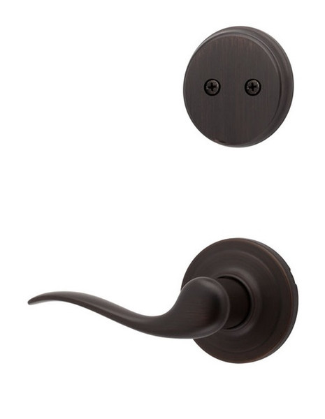 Kwikset 973TNLRH-11P Right Hand Dummy Interior Tustin Lever Trim Venetian Bronze Finish