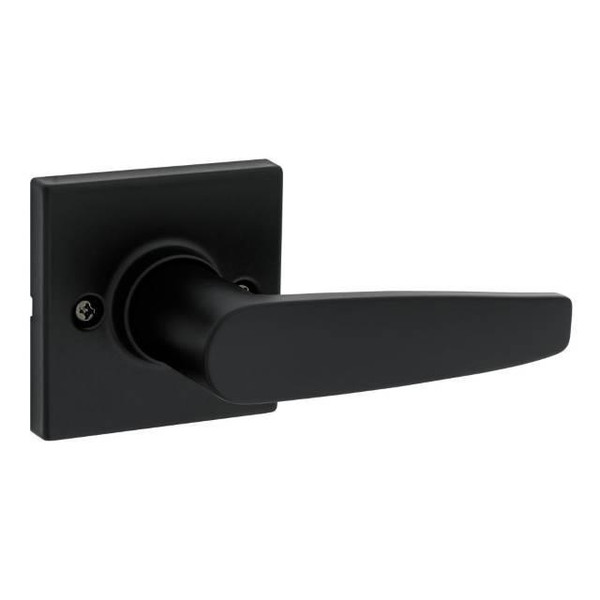 Safelock SL7000WISQT-514 Winston Lever with Square Rose Half Dummy Lock Matte Black Finish