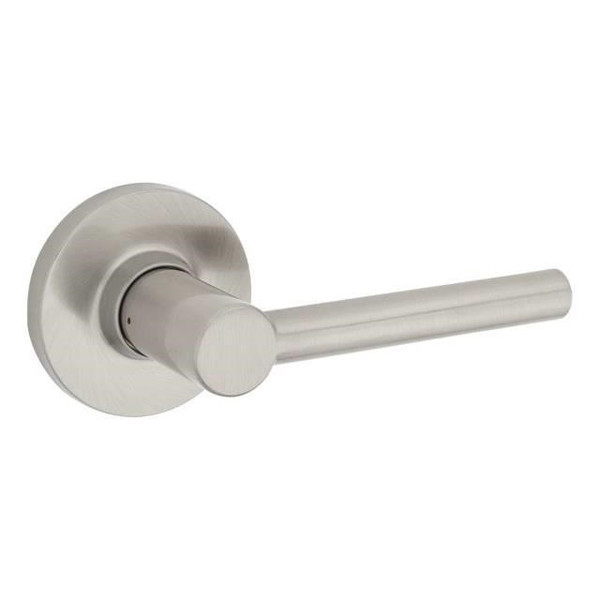 Safelock SL1000RELRDT-15 Reminy Lever with Round Rose Passage Lock Satin Nickel Finish