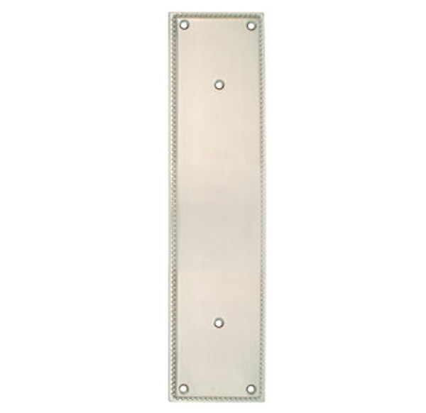 Emtek 86082US3NL Unlacquered Brass 3" x 12" Knoxville Pull Plate