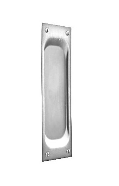 Emtek 2216US26 Polished Chrome Classic Rectangular Flush Pull