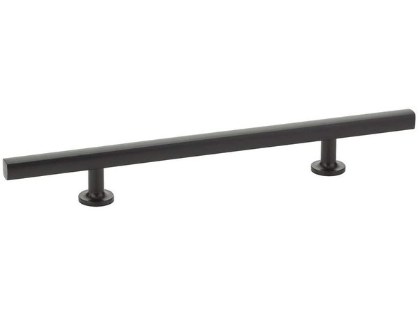 Emtek 86683US19 Freestone Extended 6" Center to Center Cabinet Pull Flat Black Finish