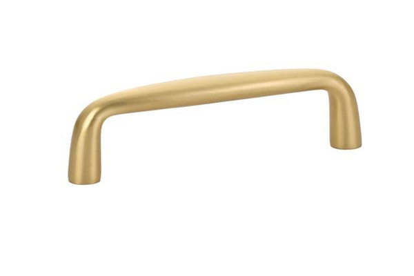 Emtek 86257US3NL Unlacquered Brass 3-1/2" Contemporary Brass Orbit Pull