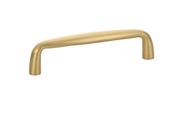 Emtek 86258US3NL Unlacquered Brass 4" Contemporary Brass Orbit Pull