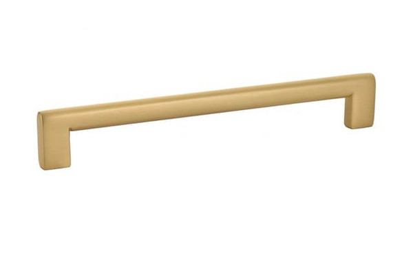 Emtek 86165US3NL Unlacquered Brass 8" Contemporary Brass Trail Pull