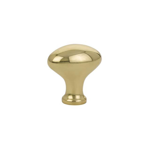 Emtek 86015US3NL Unlacquered Brass 1" Traditional Brass Egg Knob