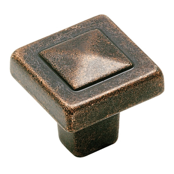 Amerock BP4429-RBZ Rustic Bronze 1-1/8" Forgings Knob