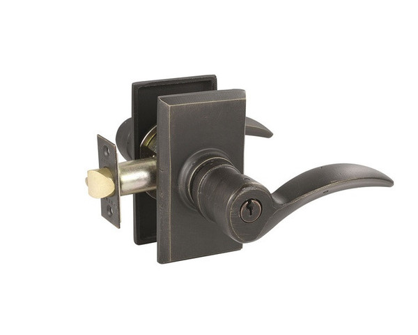 Emtek D-TWB-FD Tumbled White Bronze Durango Dummy Keyed Entry Lever with Your Choice of Rosette