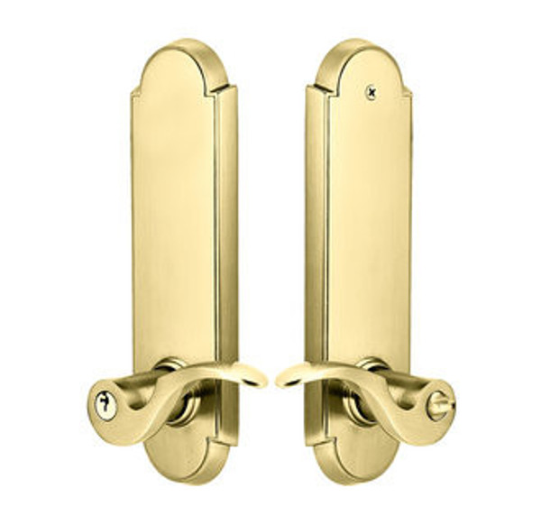 Emtek 5308US3NL Unlacquered Brass Annapolis Single Point Key In Lockset