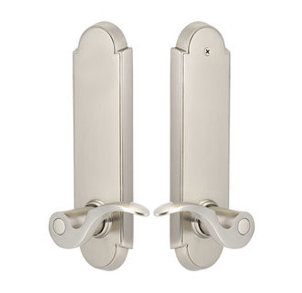 Emtek 5358US14 Polished Nickel Annapolis Single Point Dummy Lockset