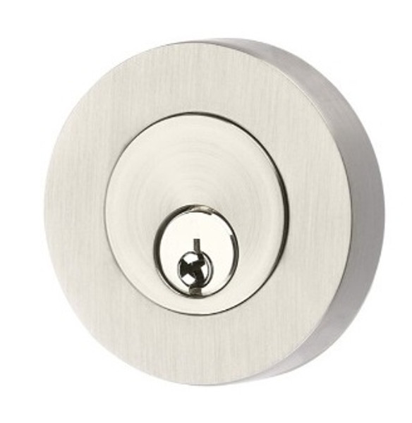 Emtek EMP8423US15 Satin Nickel Modern Disc Style Empowered Single Cylinder Deadbolt