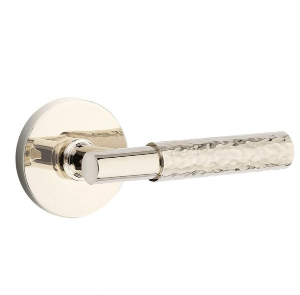 Emtek XXXX-TAHA-US14-PHD Polished Nickel T-Bar Pair Half Dummy Privacy Lever with Your Choice of Rosette