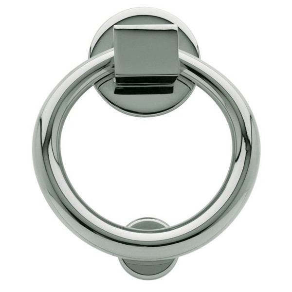 Baldwin 0195.260 Polished Chrome Ring Door Knocker