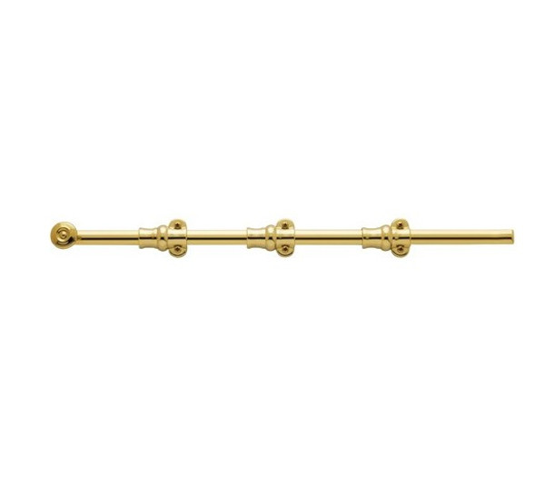 Baldwin 0382.003 Lifetime Polished Brass 18” Surface Bolt