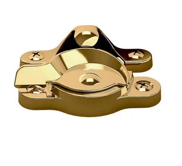 Baldwin 0452.003 Lifetime Polished Brass Sash Lock