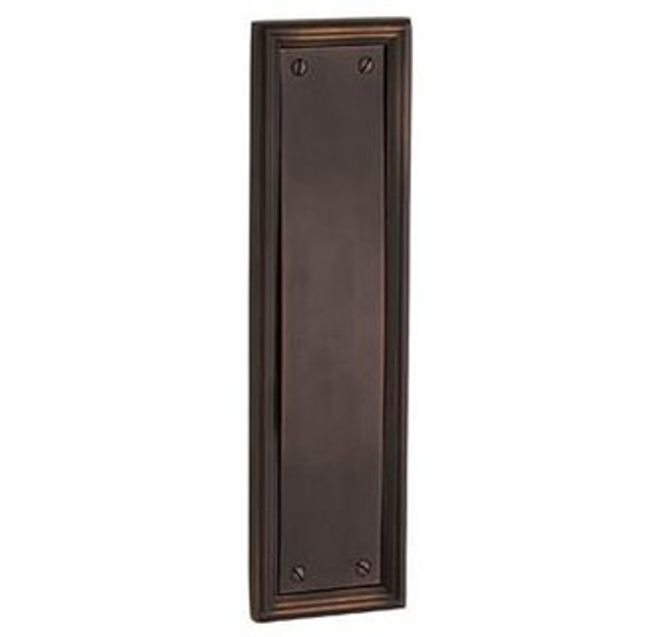 Baldwin 2281.112 Venetian Bronze 3.5” x 20” Nashville Push Plate