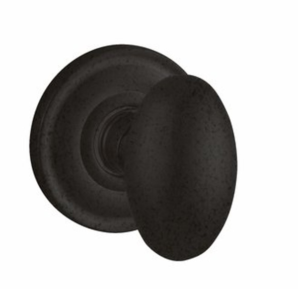 Baldwin 5025.402.pass Distressed Oil Rubbed Bronze Passage 5025 Solid Brass Knob with Your Choice of Rosette