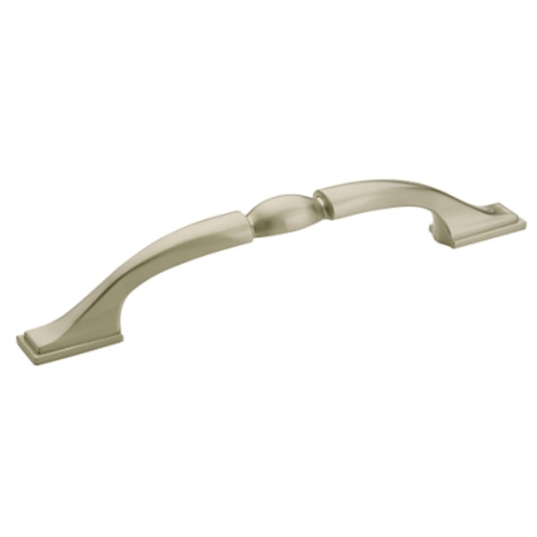 Amerock BP54004-G10 Satin Nickel 8" Pull Brass and Sterling Traditions