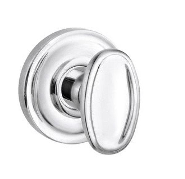 Baldwin 5057.260.pass Polished Chrome Passage 5057 Solid Brass Knob with Your Choice of Rosette