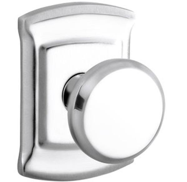 Baldwin 5023.260.pass Polished Chrome Passage 5023 Solid Brass Knob with Your Choice of Rosette