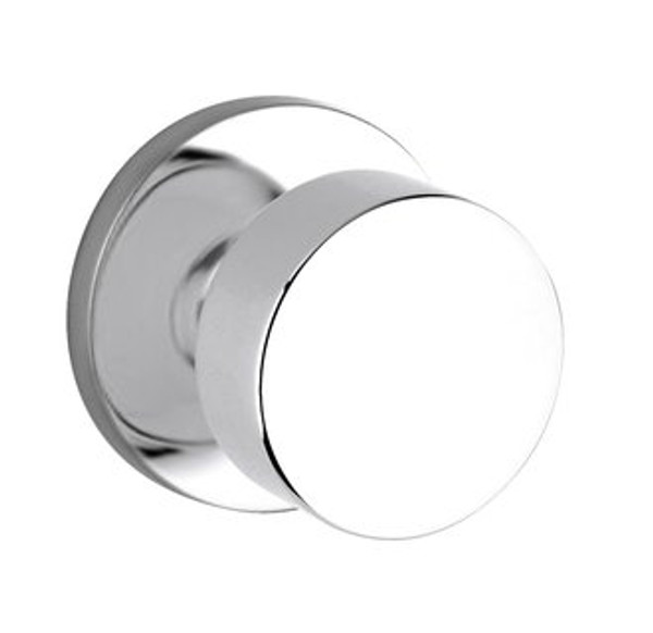 Baldwin 5055.260.priv Polished Chrome Privacy 5055 Solid Brass Knob with Your Choice of Rosette