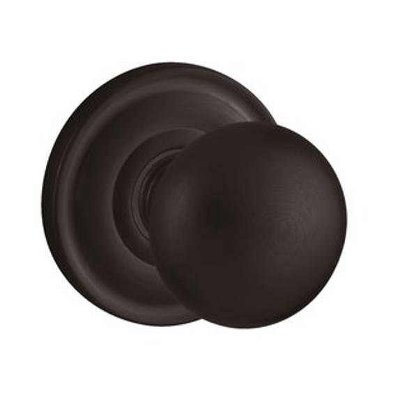 Baldwin 5000.112.pass Venetian Bronze Passage 5000 Solid Brass Knob with Your Choice of Rosette