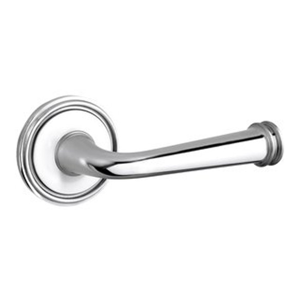 Baldwin 5116.260.idm Polished Chrome Half Dummy 5116 Solid Brass Lever with Your Choice of Rosette
