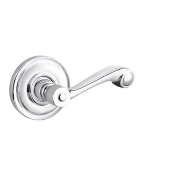 Baldwin 5103.260.idm Polished Chrome Half Dummy 5103 Solid Brass Lever with Your Choice of Rosette