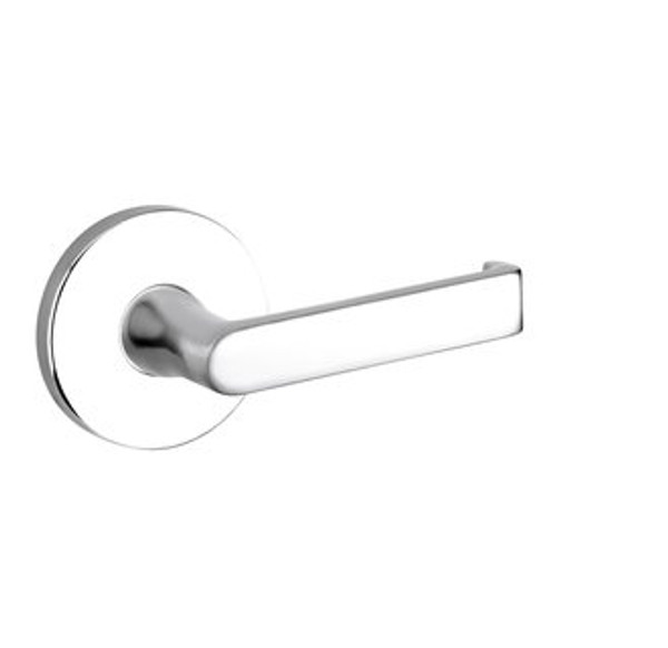 Baldwin 5105.260.idm Polished Chrome Half Dummy 5105 Solid Brass Lever with Your Choice of Rosette