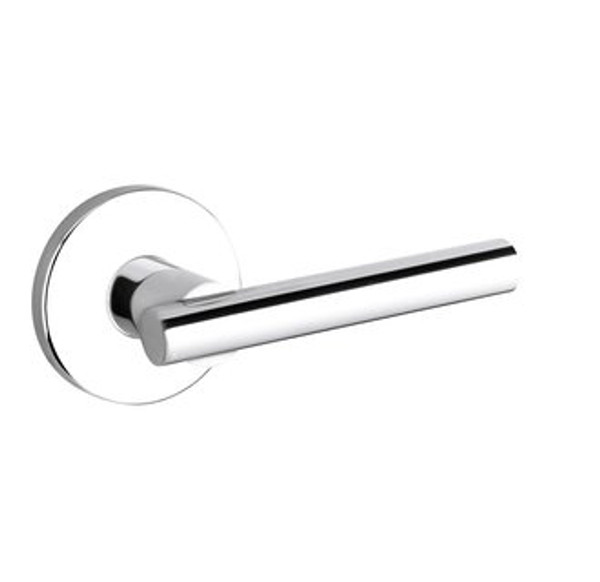 Baldwin 5137.260.pass Polished Chrome Passage 5137 Solid Brass Lever with Your Choice of Rosette