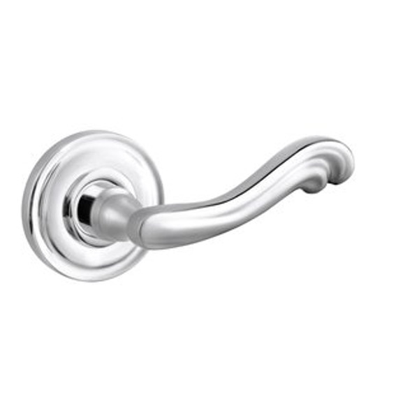 Baldwin 5108.260.pass Polished Chrome Passage 5108 Solid Brass Lever with Your Choice of Rosette