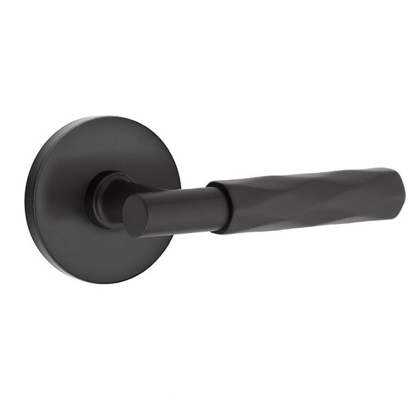 Emtek XXXX-TATR-US19-PRIV Flat Black T-Bar Tribeca Privacy Lever with Your Choice of Rosette