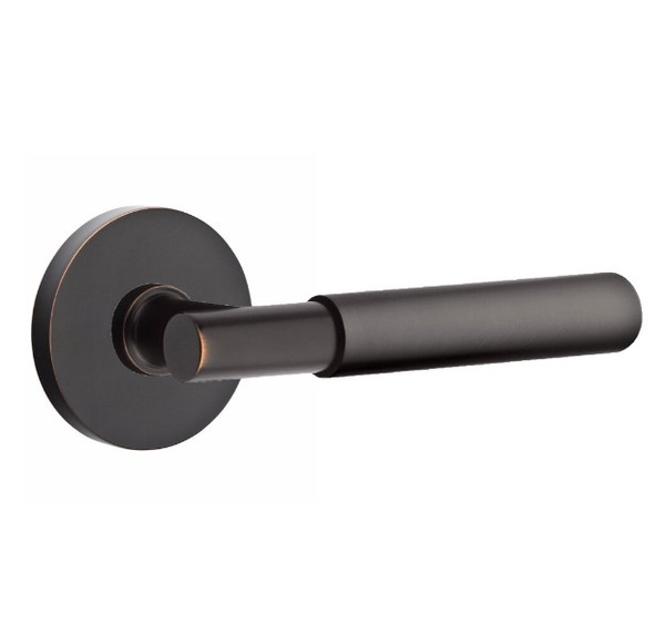 Emtek XXXX-TASM-US10B-PASS Oil Rubbed Bronze T-Bar Smooth Passage Lever with Your Choice of Rosette