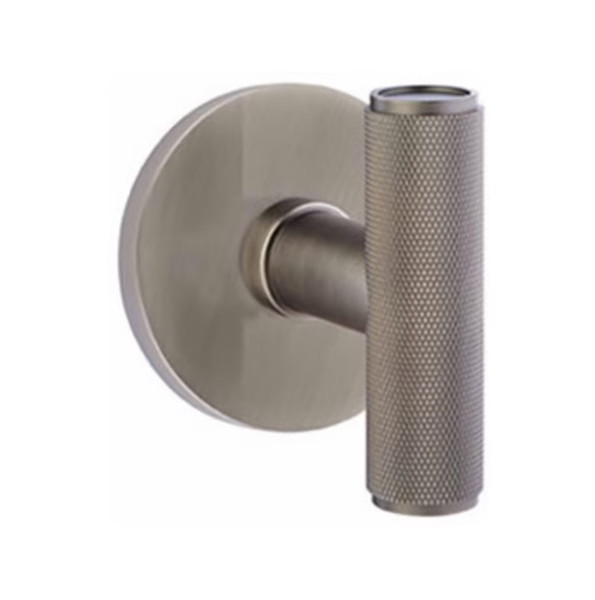 Emtek XXXX-ACEKN-US15A-PASS Pewter Ace Knurled Passage Knob with Your Choice of Rosette