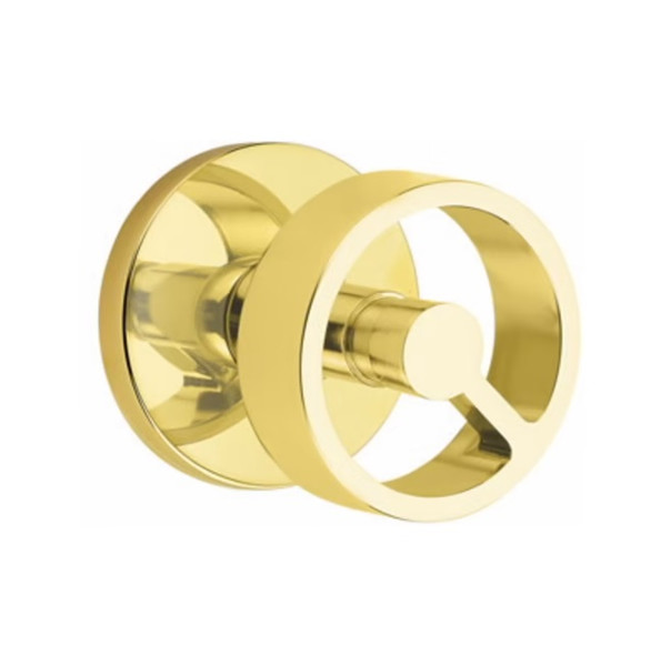 Emtek XXXX-SPK-US3NL-PASS Unlacquered Brass Spoke Passage Knob with Your Choice of Rosette