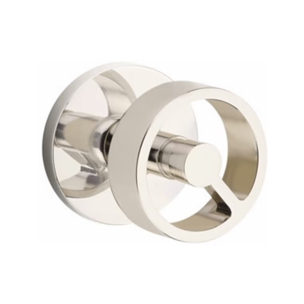 Emtek XXXX-SPK-US14-PRIV Polished Nickel Spoke Privacy Knob with Your Choice of Rosette