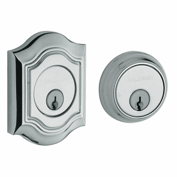 Baldwin 8238260 Polished Chrome Double Cylinder Bethpage Deadbolt