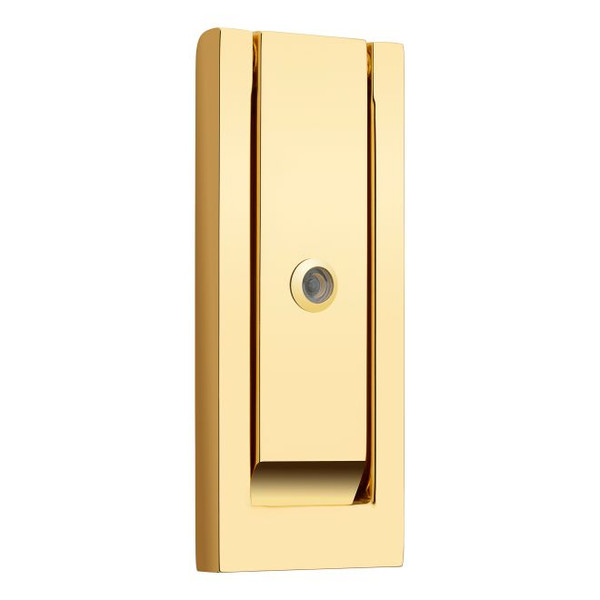 Baldwin 0185003 Modern Door Knocker with Scope Lifetime Brass Finish