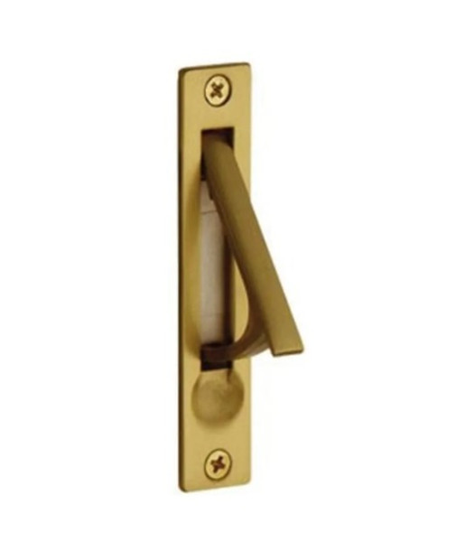 Baldwin 0465.060 Satin Brass & Brown Edge Pull