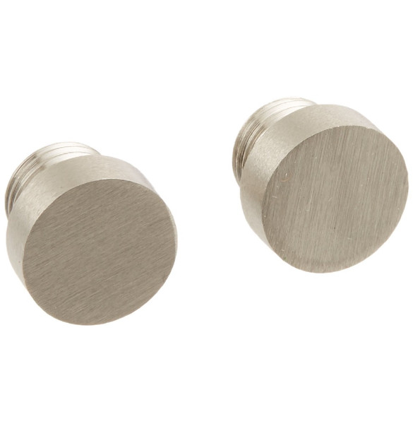 Baldwin 1035.056.ITIP Lifetime Satin Nickel Button Finial Tip for Square Corner Hinges