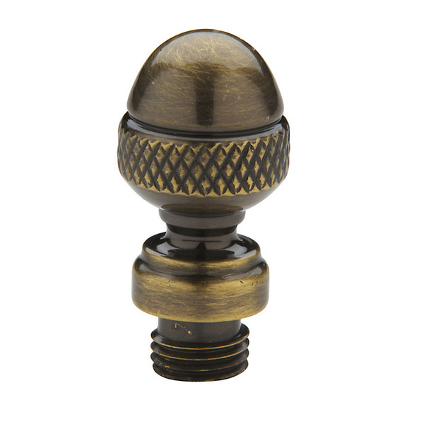 Baldwin 1092.050.I Satin Brass & Black Acorn Finial Tip