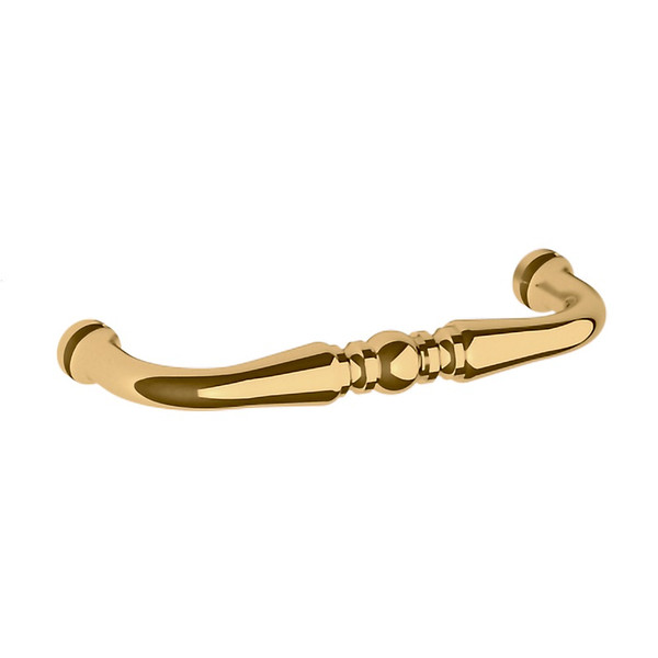 Baldwin 4964003 4" Center to Center Colonial Pull Lifetime Brass Finish